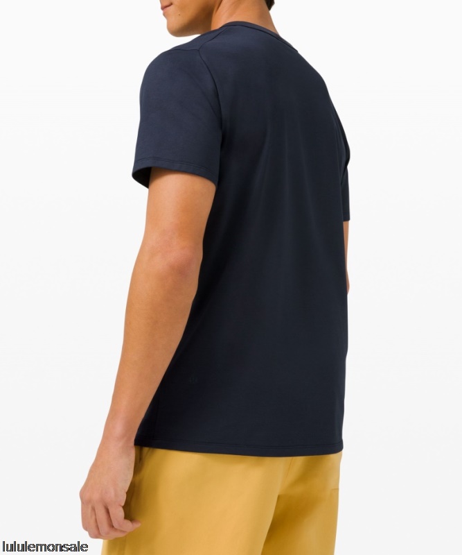Lululemon Deutschland DELULU796 | Lululemon Deutschland Nautical Navy Das Fundamentale T-shirt